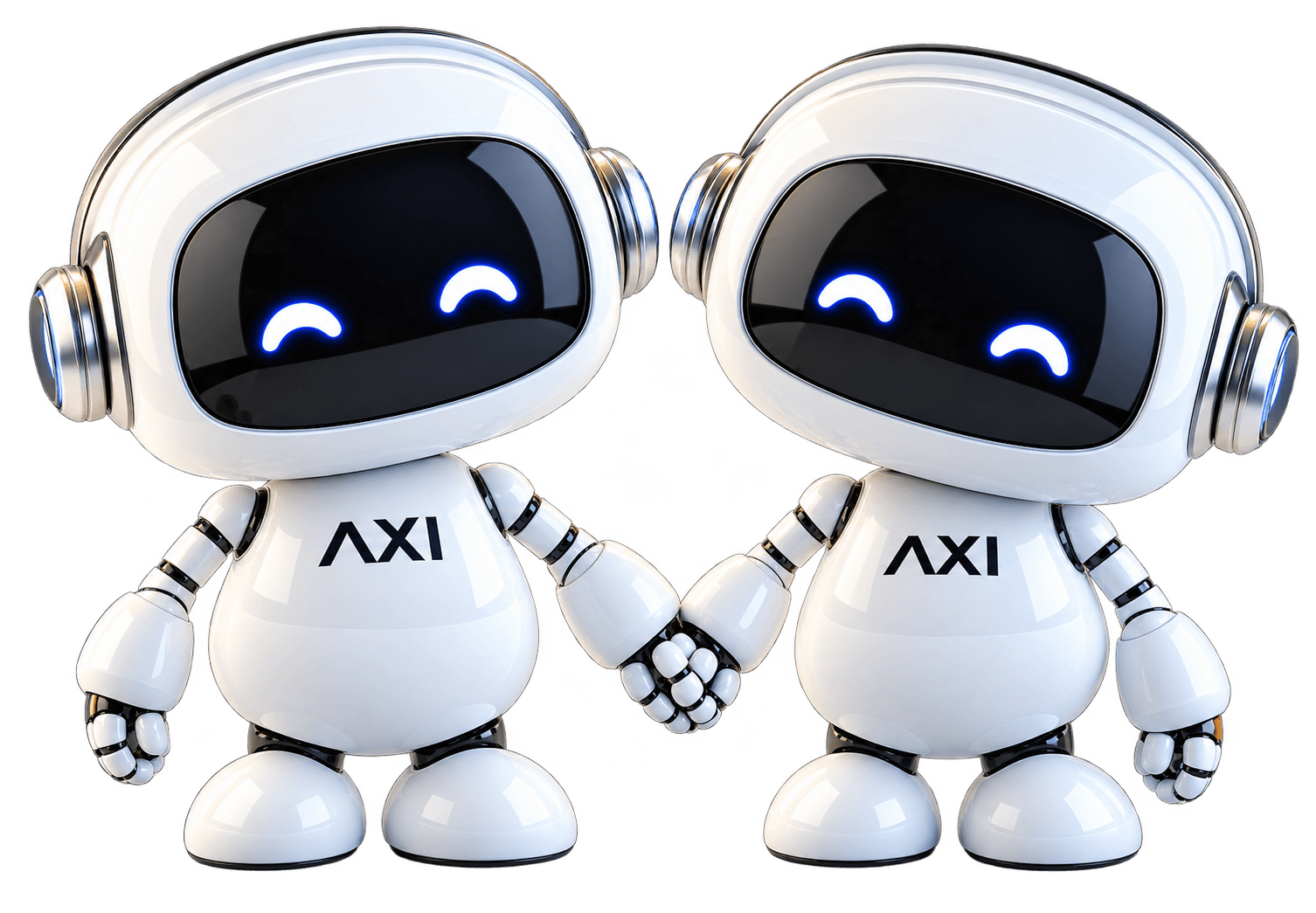 Deux AXI se tenant la main — pattern Duo